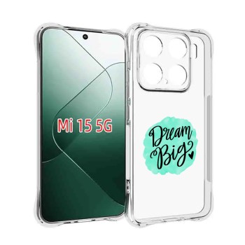 Husa Antisoc pentru Xiaomi 15, AirBag PRO, Clear, Dream Big