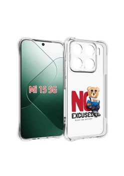 Husa Antisoc pentru Xiaomi 15 - AirBag TPU - No Excuses - Transparent