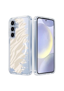 Husa pentru Samsung Galaxy S25, Atasare Magnetica, MagSafe, Pattern Skin 10, Clear