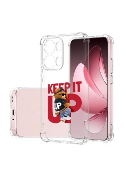 Husa Antisoc pentru Oppo Reno13 Pro, AirBag PRO, Clear, Keep it Up