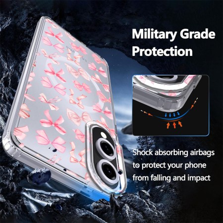 Husa pentru Samsung Galaxy S25 Edge, magnetica compatibila MagSafe, Coquette, protectie completa anti soc