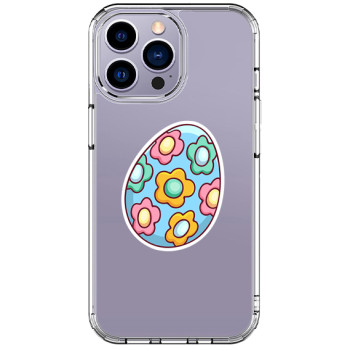 Husa personalizata Apple iPhone 15 Pro, Egg Flower