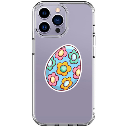 Husa personalizata Apple iPhone 15 Pro Max, Egg Flower