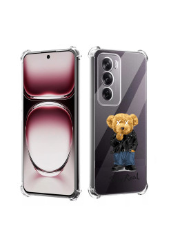Husa Antisoc pentru Oppo Reno12 Pro, AirBag PRO, Clear, Stay Real