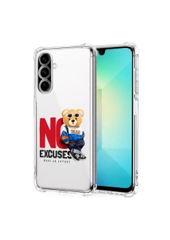 Husa Antisoc pentru Samsung Galaxy A26, AirBag PRO, Clear, No Excuses