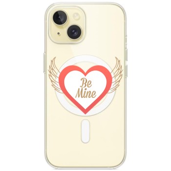 Husa personalizata Apple iPhone 14, MagSafe, Be Mine