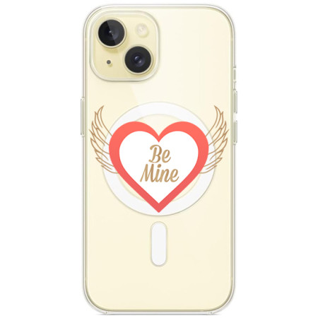 Husa personalizata Apple iPhone 14, MagSafe, Be Mine