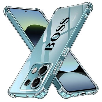 Husa Antisoc pentru Xiaomi Redmi Note 14S - AirBag TPU, Colțuri Ranforsate - Boss 