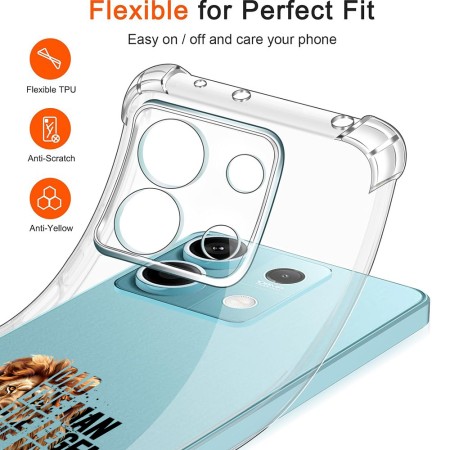 Husa Antisoc pentru Xiaomi Redmi Note 14S - AirBag TPU, Colțuri Ranforsate - The Man The Myth