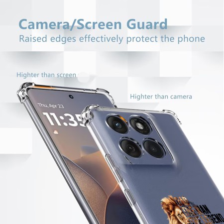 Husa Antisoc pentru Motorola Edge 60 / Edge 60 Fusion - AirBag TPU, Colțuri Ranforsate - The Man The Myth