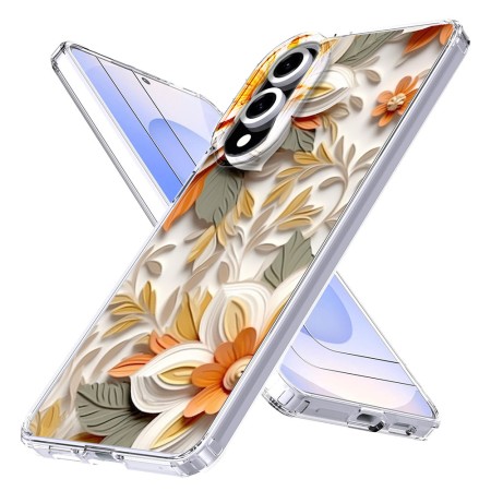 Husa pentru Samsung Galaxy S25 Edge, Atasare Magnetica, 3D Flower Medley 3