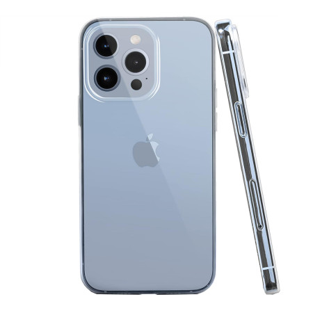 Husa de protectie compatibila Apple Iphone 13 Pro Max, PC Slim, Premium, Protectie camera, Transparent 
