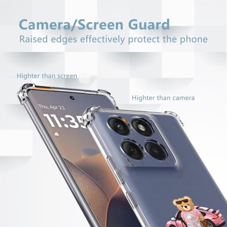 Husa Antisoc pentru Motorola Edge 60 / Edge 60 Fusion - AirBag TPU, Colțuri Ranforsate - Girl Power