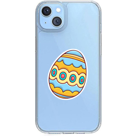 Husa personalizata Apple iPhone 14, Egg Galben