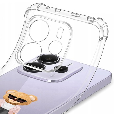 Husa Antisoc pentru Xiaomi Redmi Note 14 4G (Standard) - AirBag TPU, Colțuri Ranforsate - Working Girl