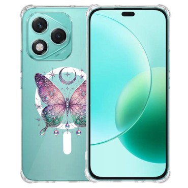 Husa Antisoc pentru Honor 400 Lite - AirBag Magsafe, 4 Colțuri Ranforsate, C24 - Butterflies
