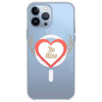Husa personalizata Apple iPhone 15 Pro Max, MagSafe, Be Mine
