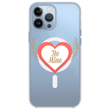 Husa personalizata Apple iPhone 15 Pro Max, MagSafe, Be Mine