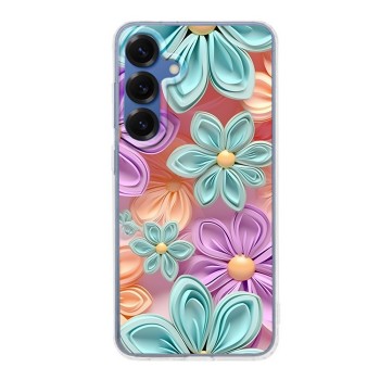 Husa pentru Samsung Galaxy S25, Atasare Magnetica, MagSafe, 3D Flower Medley 2