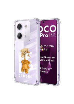 Husa Antisoc pentru Xiaomi Poco M7 Pro 5G - AirBag TPU, Colțuri Ranforsate - Help Others