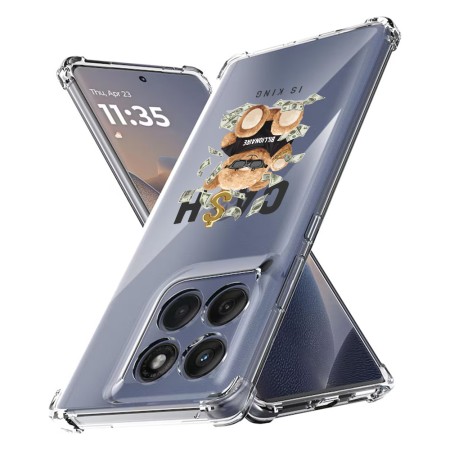 Husa Antisoc pentru Motorola Edge 60 / Edge 60 Fusion - AirBag TPU, Colțuri Ranforsate - Cash is King