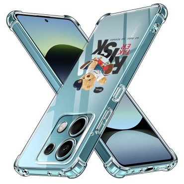Husa Antisoc pentru Xiaomi Redmi Note 14S  - AirBag TPU, Colțuri Ranforsate - Risk Taker 