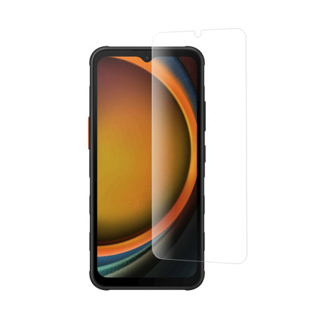 Folie de sticla compatibila Samsung Galaxy Xcover 7 9H, Case Friendly, Profesionala, Transparenta