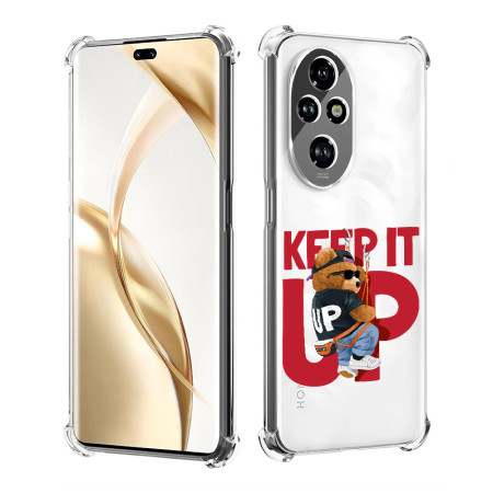 Husa Antisoc pentru Honor 200 Pro, AirBag PRO, Protectie Completa, Design Transparent, Keep it Up