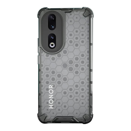 Husa antisoc compatibila Honor 90, Honeycomb AirBag, Negru