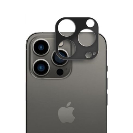 Folie Camera Foto compatibila Apple iPhone 15 Pro Max, 9H Anti Explozie Securizata, Negru