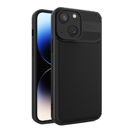 Husa Antisoc compatibila Apple iPhone 15 Plus, Premium Anti-skid Lens, Negru