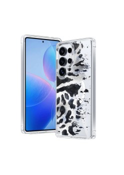 Husa pentru Samsung Galaxy S23 Ultra, Atasare Magnetica, MagSafe, Pattern Skin 50, Clear