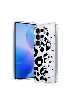 Husa pentru Samsung Galaxy S24 Ultra, Atasare Magnetica, MagSafe, Pattern Skin 42, Clear