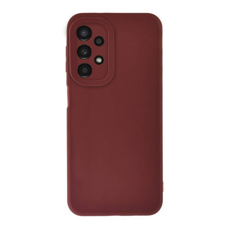 Husa Soft Silicon compatibila cu Samsung Galaxy A23, Matte Efect, Camera Ultra Safe, Plumb