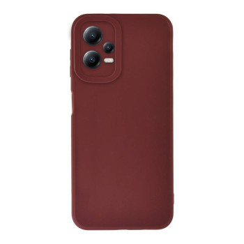 Husa Soft Silicon compatibila cu Xiaomi Redmi Note 12 Pro 5G, Matte Efect, Camera Ultra Safe, Plumb