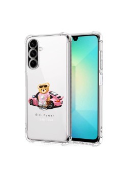 Husa Antisoc pentru Samsung Galaxy A26, AirBag PRO, Transparent, Girl Power