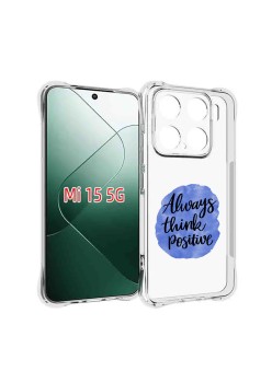 Husa Antisoc pentru Xiaomi 15, AirBag PRO, Clear, Always Think Positive
