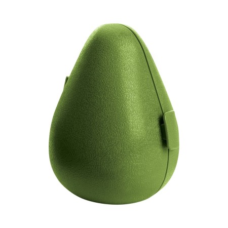 Cutie Depozitare Alimente din Plastic, Model Avocado, 8.4x8.4x12.3 cm, Verde