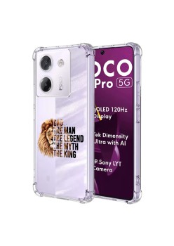 Husa Antisoc pentru Xiaomi Poco M7 Pro 5G - AirBag TPU, Colțuri Ranforsate - The Man The Myth