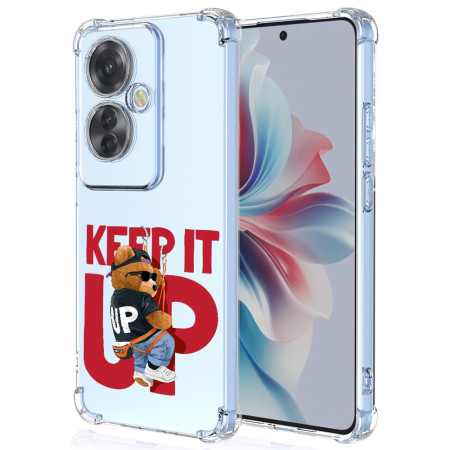 Husa Antisoc pentru Oppo Reno11 F - Protectie TPU AirBag Transparenta Keep It Up