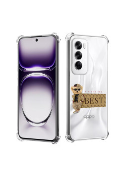 Husa Antisoc pentru Oppo Reno12, AirBag PRO, Transparent, Best