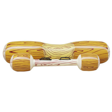 Colac gonflabil Fun Pool sub forma de pluta cu vasla gonflabila, Multicolor