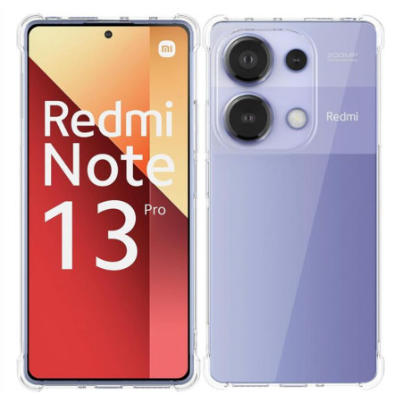Husa Antisoc compatibila Xiaomi Redmi Note 13 Pro 4G / Poco M6 Pro 4G, PRO AirBag, Clear