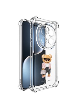 Husa Antisoc pentru Honor Magic7 Pro, AirBag PRO, Clear, Working Girl