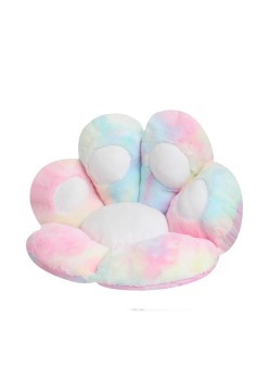 Pernă Pufoasă CozyPaw, Design Lăbuță de Pisică, Material Plus Moale, Confortabilă pentru Scaun, Canapea sau Podea, 80x70 cm, Multicoloră
