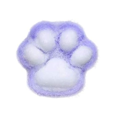 Jucărie Antistres Squishy cu Revenire Lenta, Model Labuță de Pisică, 12,5 cm x 10,5 cm, 220g, Mov
