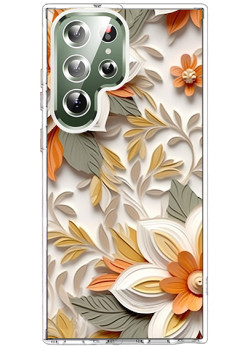 Husa pentru Samsung Galaxy S25 Ultra, Atasare Magnetica, 3D Flower Medley 3