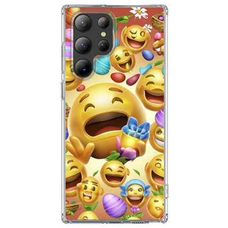 Husa pentru Samsung Galaxy S25 Ultra, Atasare Magnetica, MagSafe, Emoji Stop