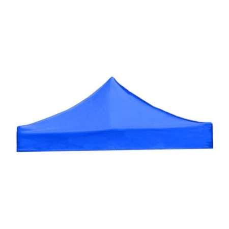 Prelată Acoperiș Cort Pavilion 5.9 x 2.9 m, Oxford 700D Cauciucat, Impermeabilă, Albastru, Rezistentă UV și Apă