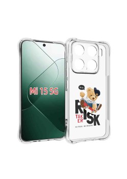 Husa Antisoc pentru Xiaomi 15 - AirBag TPU - Risk Taker - Transparent